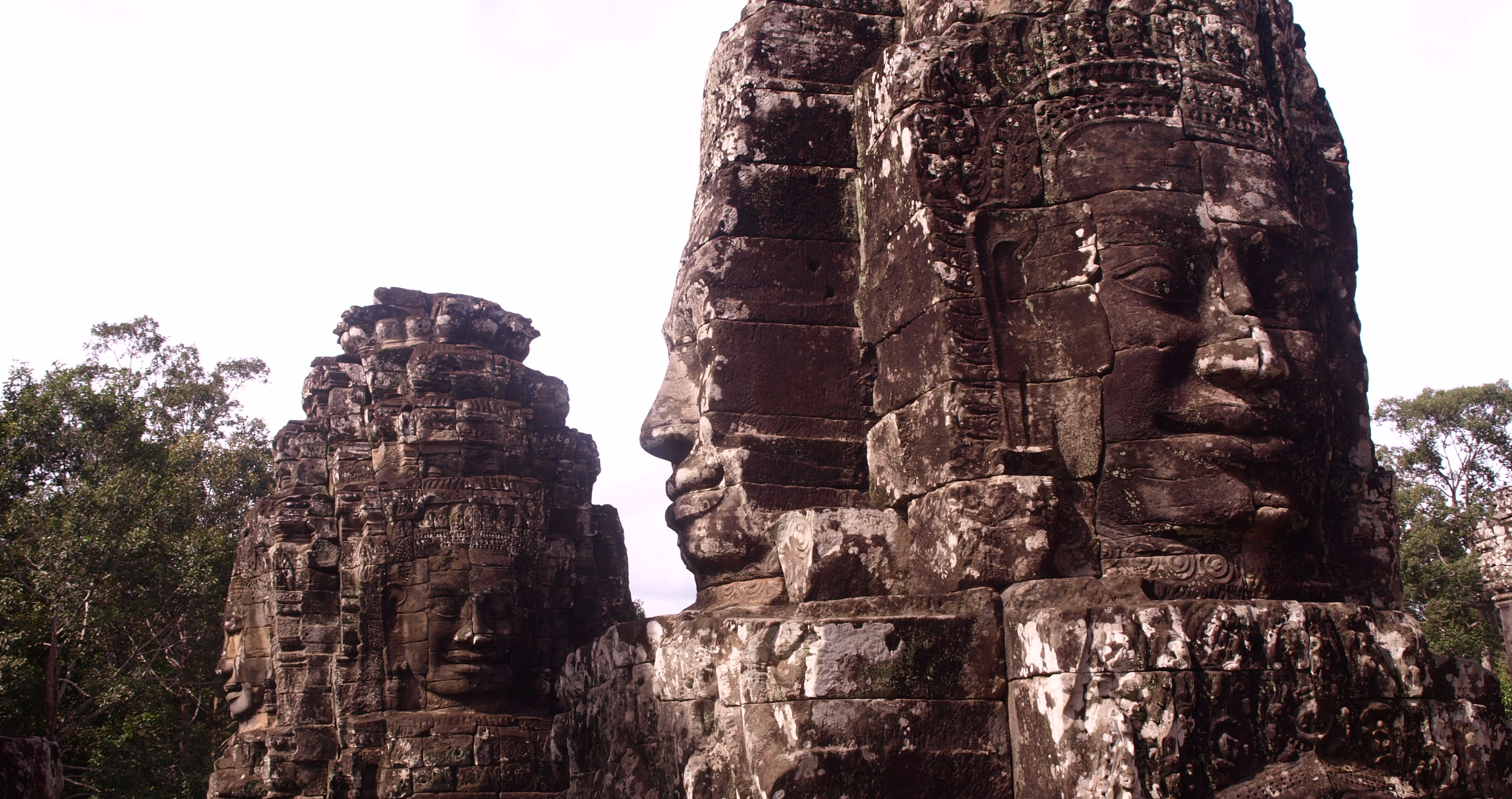 Faces of temple Bayon (Angkor Thom)