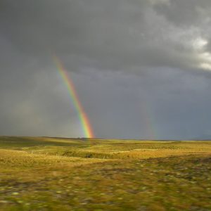 rainbow street landscape
