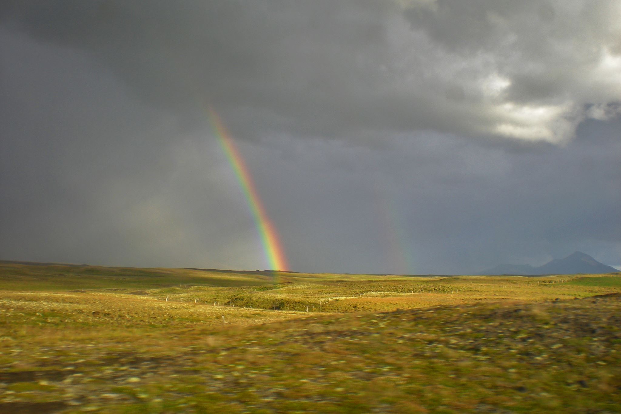 rainbow street landscape
