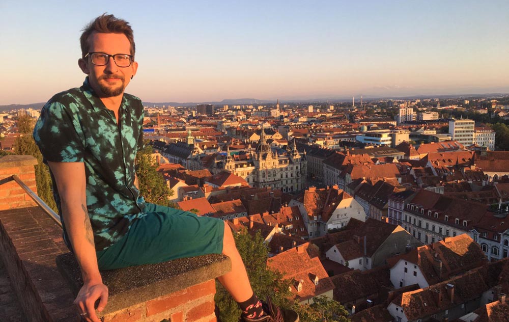 view over graz