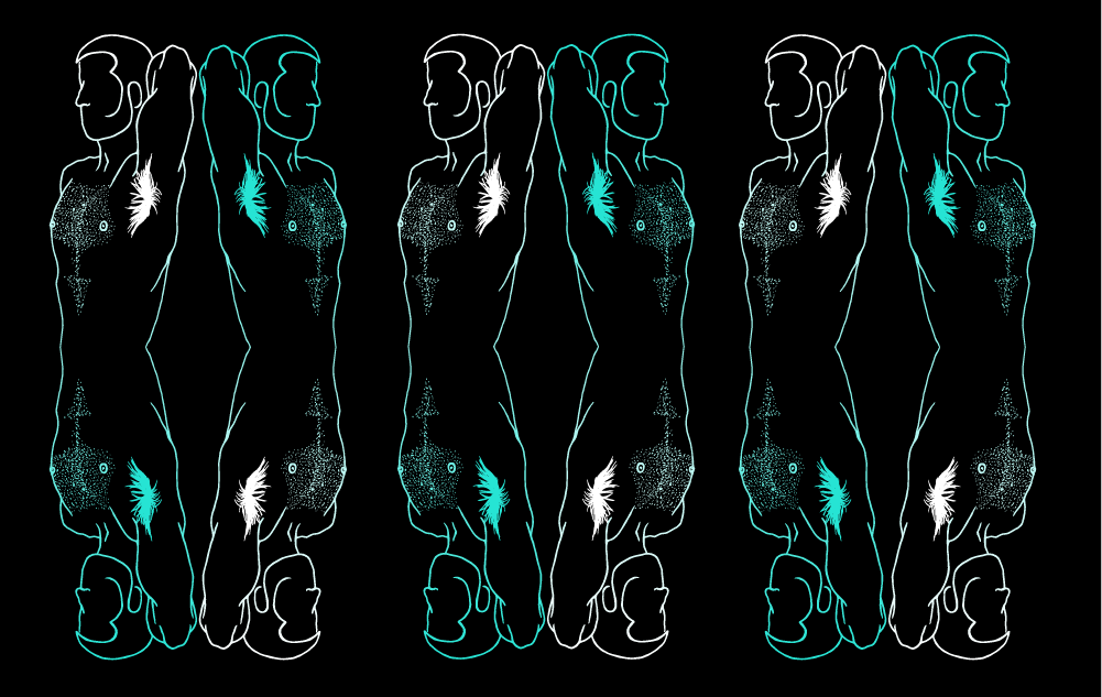 akquiring clients nude illustration