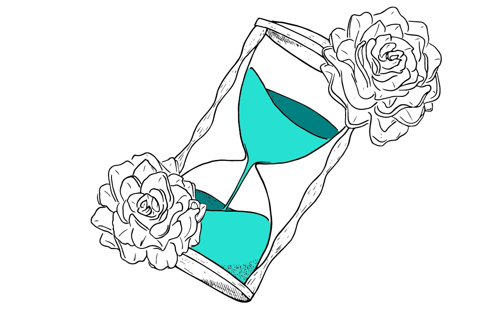 clock ticking illustration