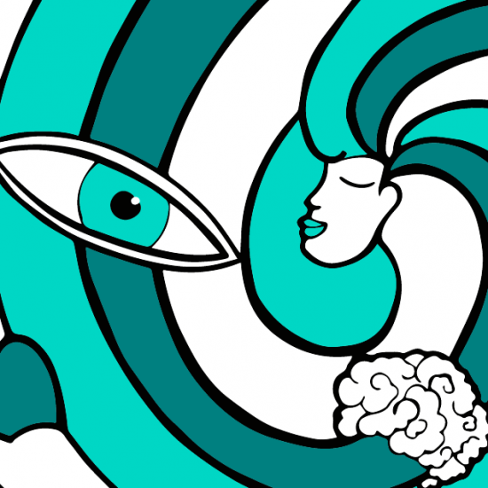 flowing with life illustration