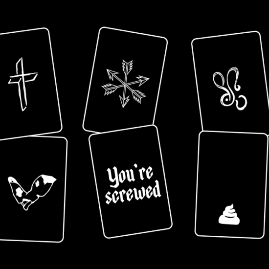 tarot reading comedy illustration