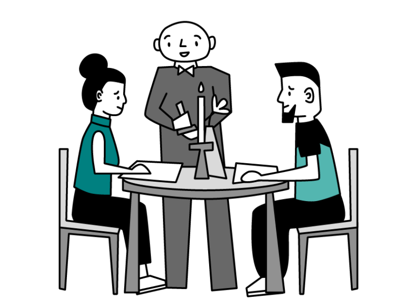 ordering food comic less is less
