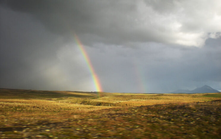 blurry rainbow